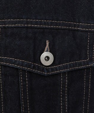 earth music&ecology ショートジップデニムジャケット Indigo