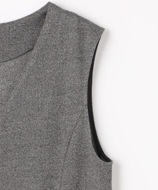 ANY 【2WAY/セットアップ可】ライトツイードジャンパースカート グレー