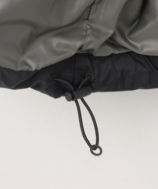 JOSEPH ABBOUD MOUNTAIN 【軽量/撥水/7ポケット/INフード】ナイロンリップ ダウン ジャケット ブラック系