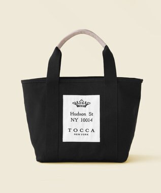 TOCCA 【WEB＆一部店舗限定】TOCCA AVENUE CANVASTOTE キャンバス トートバッグ ブラック系