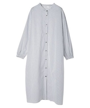 CRAFT STANDARD BOUTIQUE 【洗える】ニットベスト+シャツワンピース-SET Black