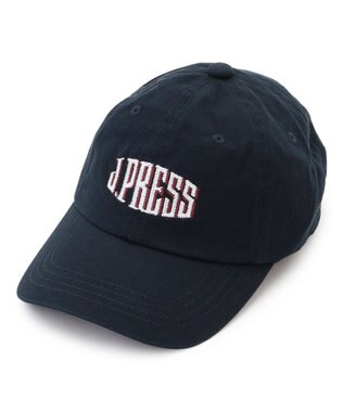 J.PRESS MEN 【J.PRESS ORIGINALS】Cotton Twill J.PRESS Logo Cap ネイビー系
