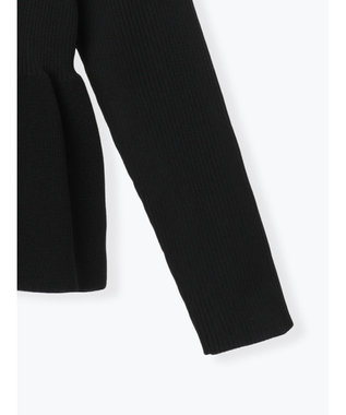 Te chichi 前後2WAYペプラムカーディガン ブラック