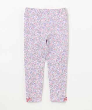 ANY KIDS 総柄プリントレギンス ラベンダー×花柄