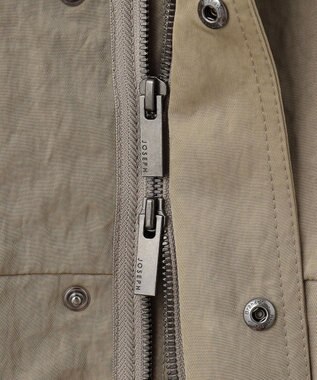 JOSEPH HOMME ナイロンスナバック　フードコート キャメル系