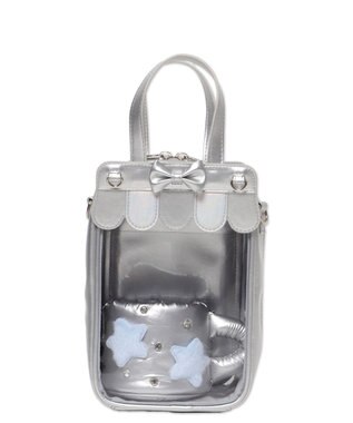 WEGO 【痛バ＆推し活グッズ】きらふわCAFEぬいマグ痛ショルダー シルバー