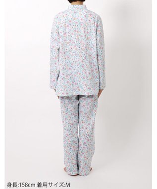 Wing パジャマ 長袖 長ズボン 綿混(本体) あったか レディース EP6010 ウイング／ワコール メロン