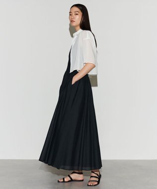 NAVE 【Nave 　洗える】シアークロップド シャツ ホワイト系