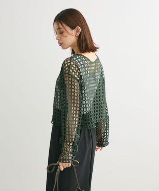 Green Parks ・ＳＵＧＡＲ　ＳＰＯＯＮ　２ｗａｙフラワーメッシュカーデ Green