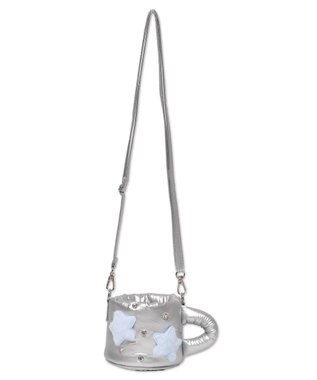 WEGO 【痛バ＆推し活グッズ】きらふわCAFEぬいマグ痛ショルダー シルバー