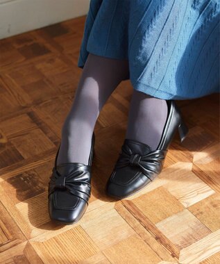 Tiaclasse 【安田美沙子さん着用】リボンローファー ブラック