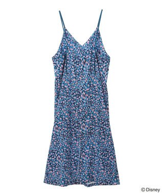 Green Parks ミッキー＆フレンズ／ジャガードキャミワンピース Blue
