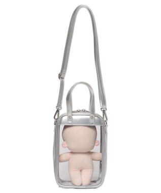 WEGO 【痛バ＆推し活グッズ】きらふわCAFEぬいマグ痛ショルダー シルバー