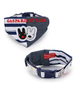 PET PARADISE リサとガスパール バンダナ付き 首輪 Ｓ バンダナ首輪