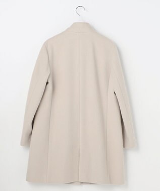 J.PRESS LADIES ショートビーバー スタンドカラー コート ベージュ系