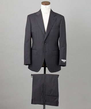 GOTAIRIKU シワになりにくい【御幸毛織/みゆきけおり】DRY SPINNER(ドライスピナー)スーツ（グレー） グレー系8