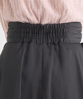 earth music&ecology サイドリボンティアードスカート Black