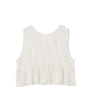Green Parks レースベスト Ivory
