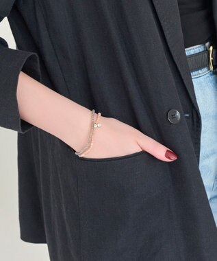 Phoebe ウィスパーストーンブレスレット　グレー/天然石 グレー