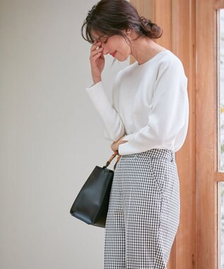 ANY SIS S 【洗える】ドルマンスリーブ ニット オフホワイト