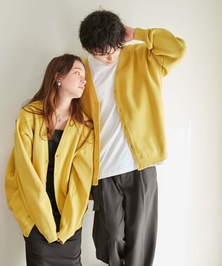 WEGO スポンジカーディガン マスタード