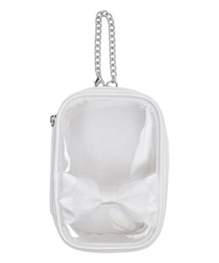 WEGO 【痛バ＆推し活グッズ】ダブルリボンサテンぬいポーチ