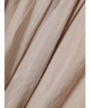 CRAFT STANDARD BOUTIQUE コットンボイルギャザースカート Gray Beige