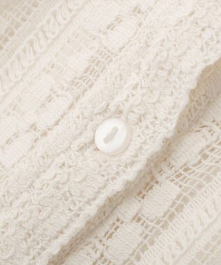 Green Parks 長袖レースシャツ Off White