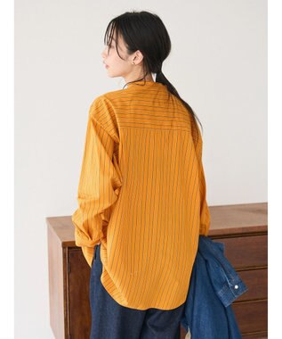 CRAFT STANDARD BOUTIQUE バンドカラーシャツ Orange