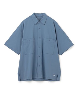 UNFILO MENS 【コラボ】オーシャンパシフィック ポケットシャツ ブルーグレー