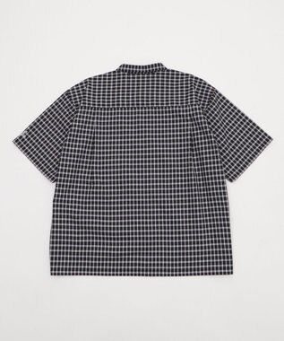 WEGO 別注PIKOチェックグラフィックシャツ（SS） ブラックチェック1