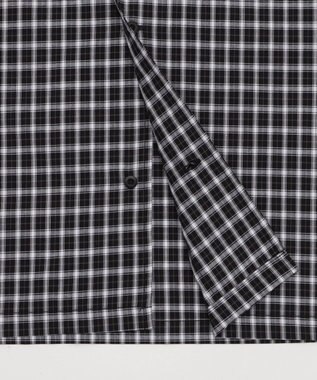 WEGO 別注PIKOチェックグラフィックシャツ（SS） ブラックチェック1