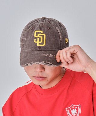 WEGO 【ユニセックス着用ITEM】別注NEWERA　9FORTY　　damage 柄4