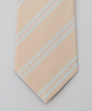 GOTAIRIKU Fermo Fossati_レジメンタル ネクタイ ベージュ系1