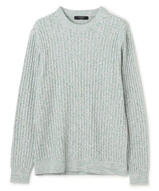 JOSEPH HOMME 【新柄】シルクバルキー クルーネックニット スモーキーグリーン系