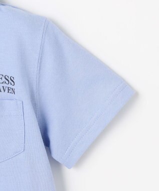 J.PRESS KIDS 【100-130cm】ダブルライン カラー 半袖ポロシャツ ライトブルー