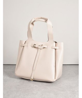 LA BAGAGERIE 【MONICA】ベルトモチーフA4トートバッグ アイボリー