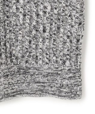 JOSEPH HOMME 【新柄】シルクバルキー クルーネックニット ライトグレー系