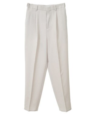 Green Parks きれいシルエットウエストＦＩＴテーパードパンツ Ecru