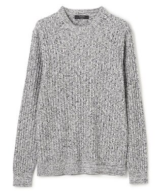 JOSEPH HOMME 【新柄】シルクバルキー クルーネックニット ライトグレー系