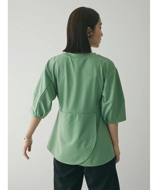 Green Parks armonia. ペプラム切替トップス Green