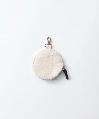 TRICOTE MINKY CIRCLE POUCH／ミンキーサークルポーチ 80IVORY