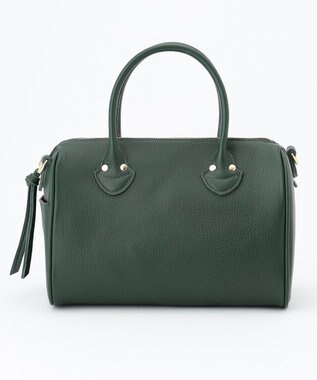 UNBILLION perche / 牛革オイル2wayテープショルダーS グリーン