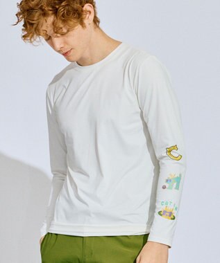 PW CIRCULUS 【UV遮蔽率98% UVカット】【MEN】UVインナー ゴルフ ホワイト系