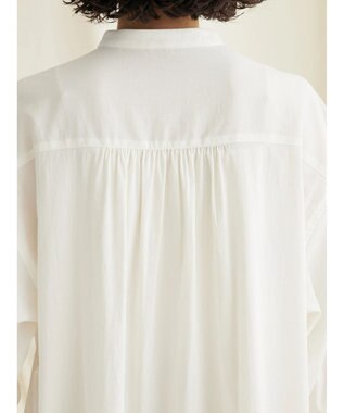 CRAFT STANDARD BOUTIQUE レーヨンデシンフリルチュニック Off White