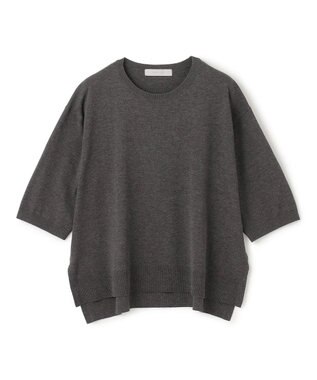 UNFILO L マイビューティニット ハーフスリーブ チャコール