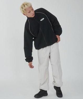 WEGO バルーンナイロンブルゾン ブラック