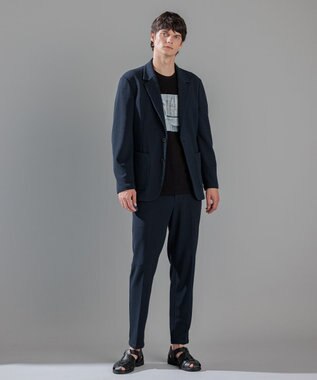JOSEPH HOMME 【LEON 8月号掲載】ソフトタックジャージー / PEGG EASY ネイビー系