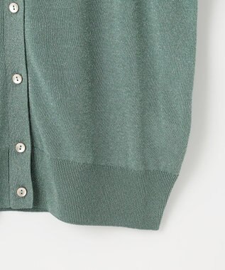 ANY SIS 【洗える】ラメ カーディガン グリーン