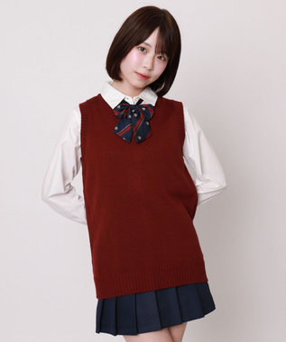 WEGO 【SCHOOLITEM】ベーシックニットベスト